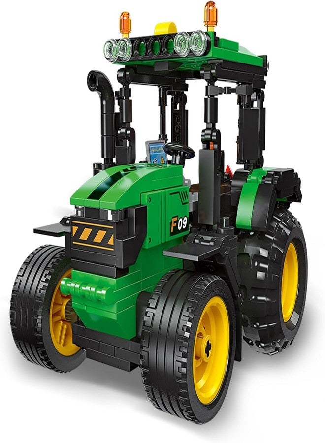 Babelly Farm Tractor Building Set for Kids,Pull Back Tractor Model Building Blocks Kit for Teens,Best Gift for Kids - Image 1